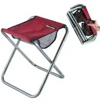 AOUTACC Ultralight Portable Folding Camping Stool for Outdoor Fishing Hiking Backpacking Travelling(XL:13"x14"x15";Large:11.8"x11"x11.4"; Medium:8.3"x9.5"x 11")