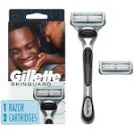 1-Gillette Skinguard   Sensitive Skin  Razor &amp; 2 Cartridges