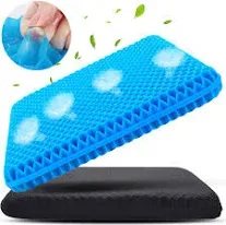 Gel Seat Cushion for Long Sitting (Super Large &amp; Thick), Gel Chair Cushion