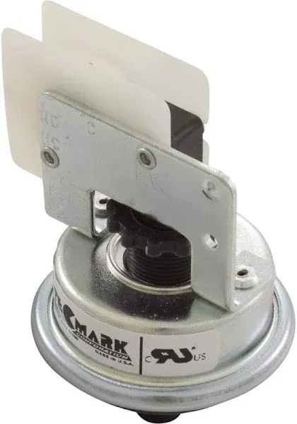 Tecmark Pressure Switch 3010P 25A 1/8"mpt SPNO Plastic