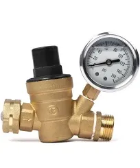 Covna Dn25 1 Inch Lead-free Brass Low Pressure Rv Water Pressure Regulator Adjustable Adjustable Valve With Inlet Screen Filter - Buy Pressure Reducing Regulator Valve,Pressure Reducing Valve,Water Pressure Regulator Valve Product on Alibaba.com