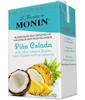 Monin Pina Colada Fruit Smoothie Mix, 46 fl Oz/1.4 L