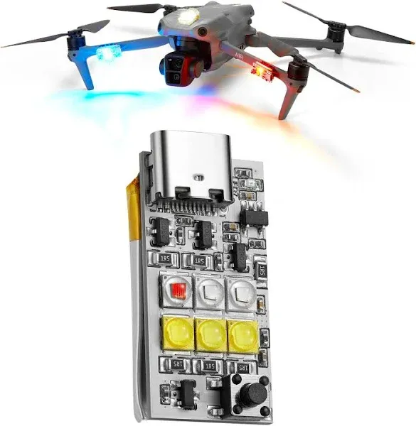 Ultra Bright &amp; Portable Drone Light - Enhance Night Safety with 1000 Lumen Power