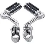 XFMT 125 32 mm Long Angled Adjustable Highway Foot Pegs Peg Mount for Harley Davidson