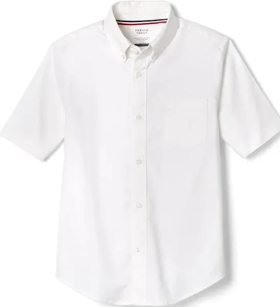 French Toast Boys Short Sleeve Oxford Shirt