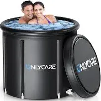 ONLYCARE Ice Bath Tub for Athletes - Upgrade 116 Gal Cold Plunge Tub with Cov...