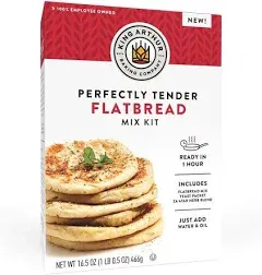 King Arthur Baking Company Perfectly Tender Flatbread Mix Kit