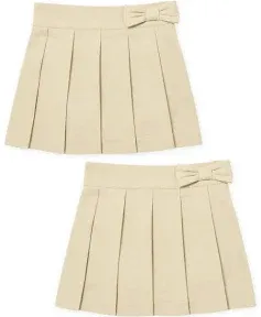 The Children's Place Toddler Girls Uniform Bow Pleated Skort