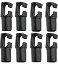 Upper Bounce Enclosure G shaped Pole Caps-Fits for 1" Pole- Set of 8