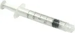 BH Supplies 3ml Luer Lock Tip Syringes (No Needle) Sterile, Individually Wrapped 100 Syringes