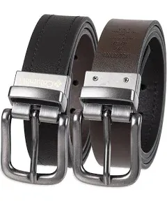 Columbia Boys&#039; Big 1&#034; Wide Classic Reversible Belt, Tan/Black, XS (19-21)