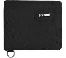 Pacsafe Rfidsafe Bifold Wallet Black-Open Box