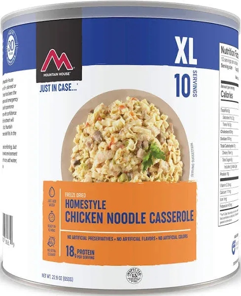 1 - #10 Can - Noddles and Chicken - Mountain House Freeze Dried 2/2041