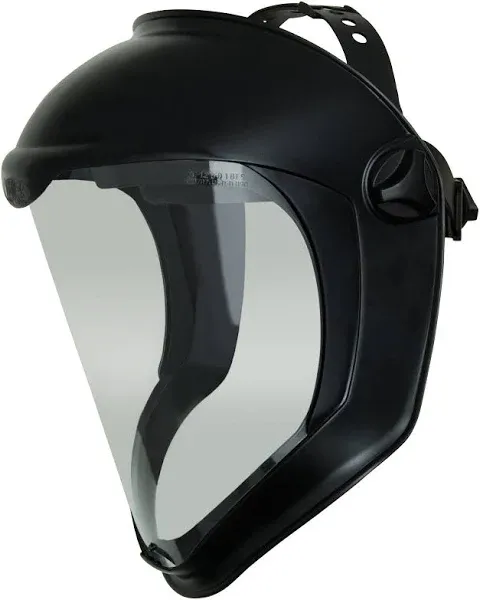 UVEX BIONIC S8510 SAFETY FACE SHIELD CLEAR ANTI-FOG POLYCARBONATE GRINDING NIB