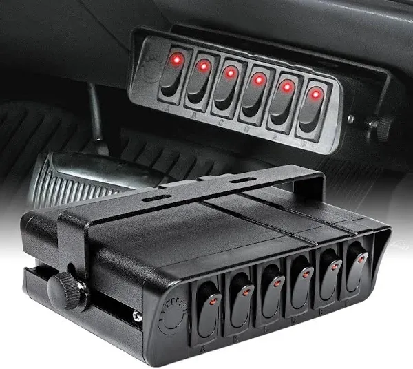 True Mods 6-Gang 12V Rocker Switch Box