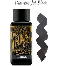 Diamine Fountain Pen Bottled Ink 30ml Jet Black