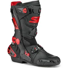 Sidi Rex Air Street Motorcycle Boots Black/Red 43