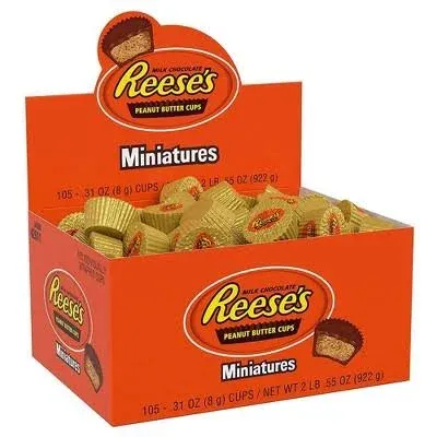 REESE'S Miniatures Milk Chocolate Peanut Butter Cups