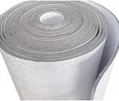 US Energy Products -3MM- Reflective Foam Core Insulation Roll Radiant Barrier White/Foil Faced Reflective Foam Insulation Solid Vapor Barrier Warehouse Building Commercial Residential (2ft x 50ft)