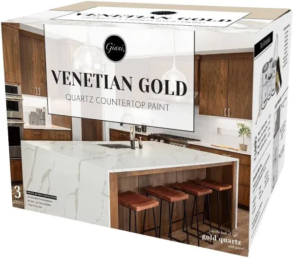 Giani Quartz Easy Epoxy Countertop Paint Kit (Venetian Gold) Venetian Gold