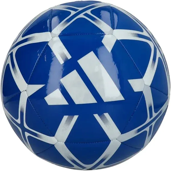 Adidas Starlancer Club Soccer Ball Team Royal Blue White Size 3