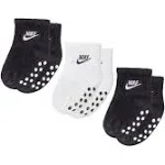 Baby boy socks Nike Core Futura Gripper (x3)