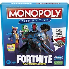 MONOPOLY: Fortnite Flip Edition Board Game (Factory Sealed)