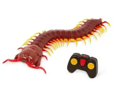 Terra by Battat – Remote Control Centipede Toy for Kids – RC Giant Scolopendra with LED Eyes – Electronic Arthropod Animal & Fast Moving Legs – 6 Years +