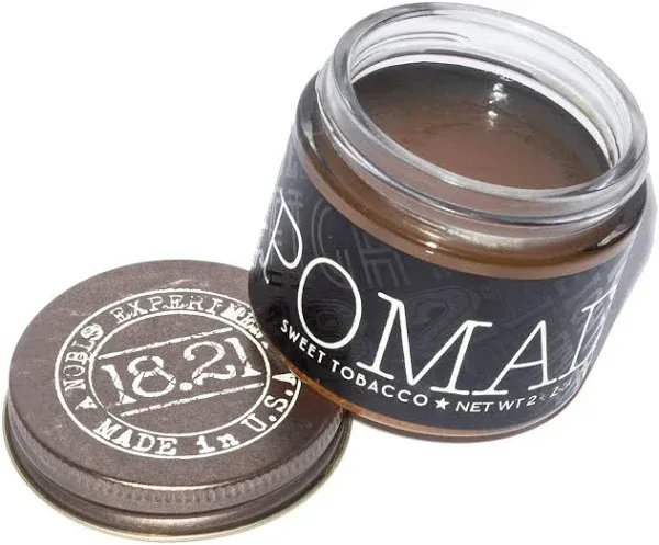 18.21 Man Made Hair Styling Product, 2oz. Original Sweet Tobacco Scent in Paste with Natural Shine Finish