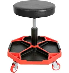 Torin ATRXF8308B Pneumatic Mechanic Stool/ Rolling Shop Creeper Seat