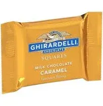 Ghirardelli Milk Chocolate Squares Caramel