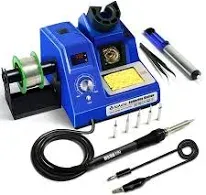 TOAUTO DS90 Soldering Station-°F &amp; °C Dual Soldering Iron Station Kit