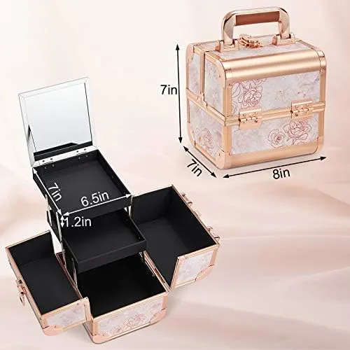 Costravio Makeup Train Case