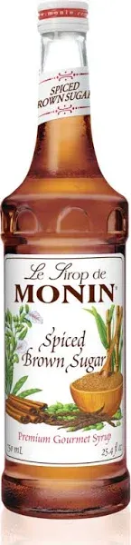 Monin Premium Spiced Brown Sugar Flavoring Syrup