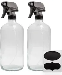 32oz Glass Spray Bottles (2-Pack)