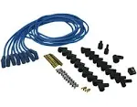 Moroso 73225 BLUE MAX Spark Plug Wire Kit Universal Fit 90 Degree Spiral Core