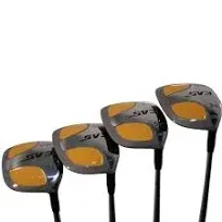 SV3 Senior Men's Yellow Square Fairway Wood Set Golf Clubs