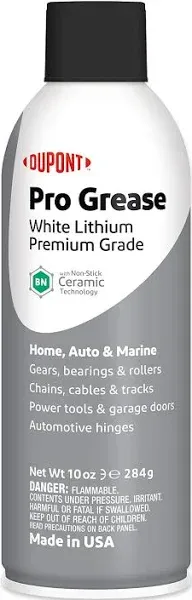 DuPont White Lithium Aerosol Grease 10 oz