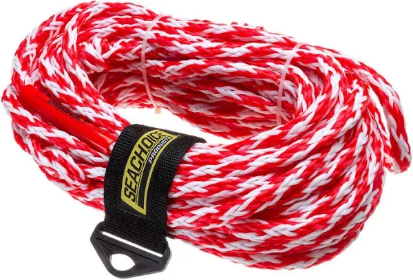 Seachoice 60 ft. L Red/White Polyvinyl Tow Rope