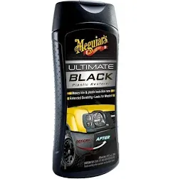 Meguiar’S Ultimate Black Plastic Restorer, Liquid – Restores Car Shine,12 Oz NEW