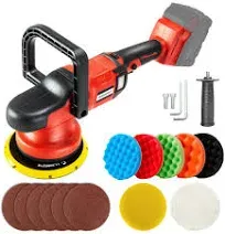 Cordless Orbital Polisher for Milwaukee M18 Battery, Car Polishing Waxer Machine