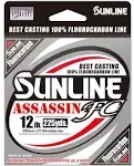 Sunline Assassin FC Fluorocarbon Line 17 lb Clear - 660yd