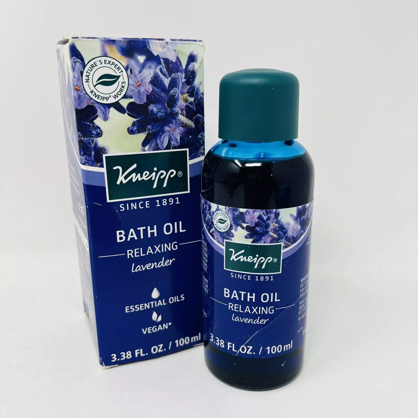 Kneipp Relaxing Lavender Bath Oil Relaxing Calm Sleep Aid Vegan 3.3 OZ New