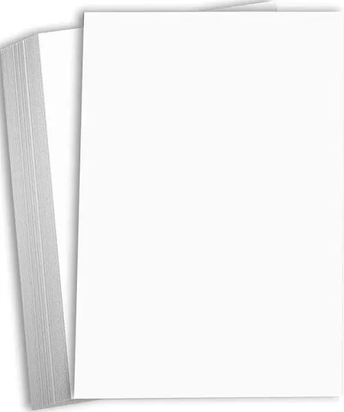 Hamilco White Cardstock Thick 11x17 Paper - Heavy Weight 100 lb Cover Card Stock 50 Pack, Size: 100lb Cover