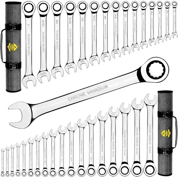 TOOLGUARDS Complete Ratcheting Wrench Set