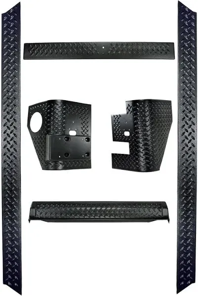 Rugged Ridge Body Armor Kit for Jeep Wrangler TJ