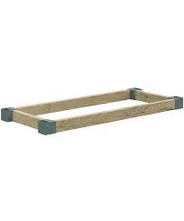 Knape & Vogt HyLoft Heavyweight 2 x 4 Do-It-Yourself Single Shelf