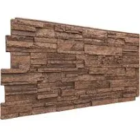 E Kena Millwork Cascade Stacked Stone StoneWall Faux Stone Siding Panel