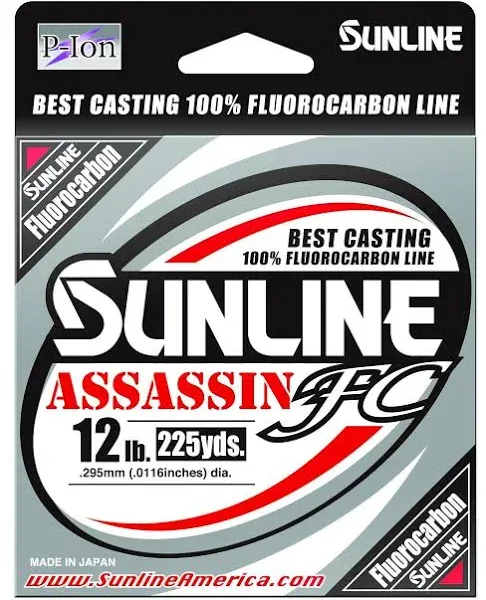 Sunline Assassin FC Fluoro Carbon Fishing Line