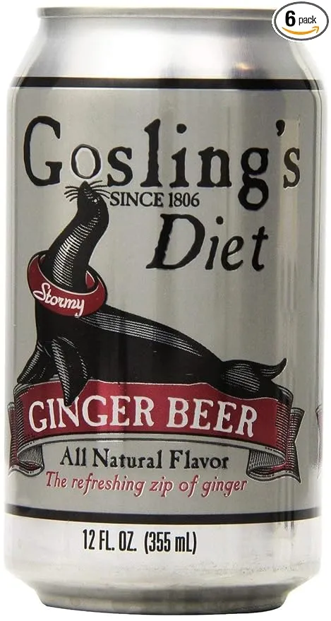 Gosling's Diet Stormy Ginger Beer, 12 fl oz